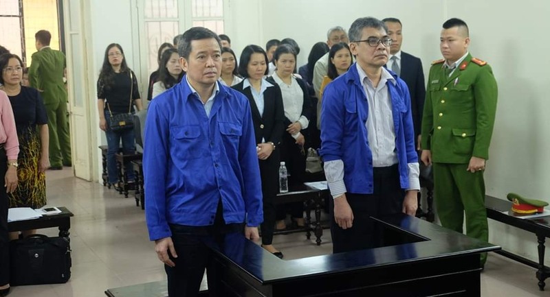 Các bị cáo tại tòa