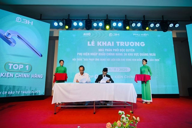 Lễ ký kết hợp đồng đại lý phân phối độc quyền phụ kiện chính hãng 3H tại Quảng Ngãi Lễ ký kết hợp đồng đại lý phân phối độc quyền phụ kiện chính hãng 3H tại Quảng Ngãi