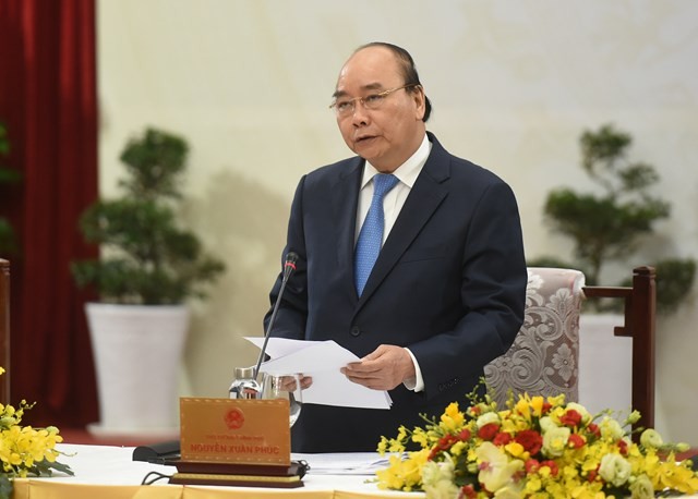 Thủ tướng Nguyễn Xuân Phúc tại hội nghị. Thủ tướng Nguyễn Xuân Phúc tại hội nghị. 