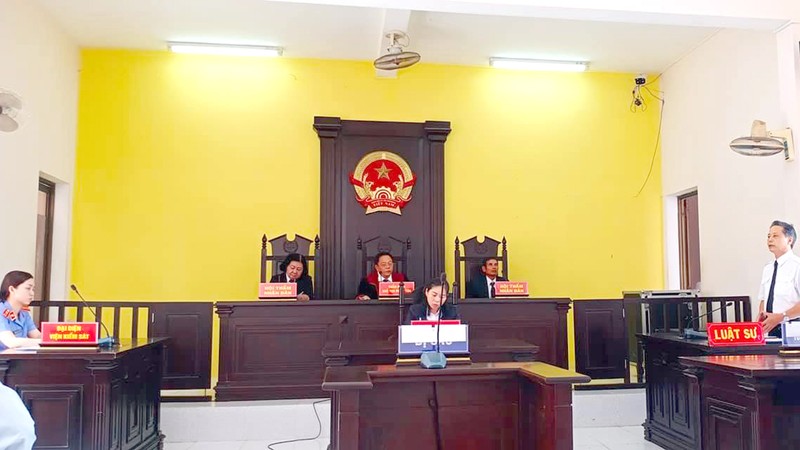 Phiên tòa hành chính của TAND thành phố Rạch Giá, Kiên Giang. (Ảnh minh họa)