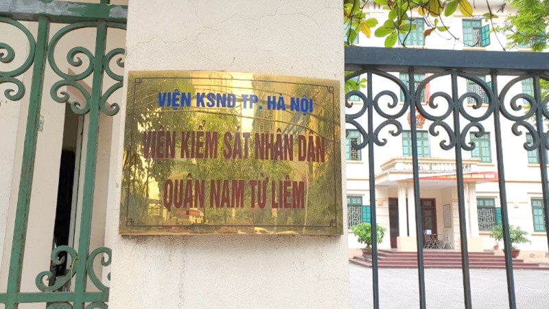 VKSND quận Nam Từ Liêm cho biết vụ án đang phải xin ý kiến xử lý từ cấp trên.