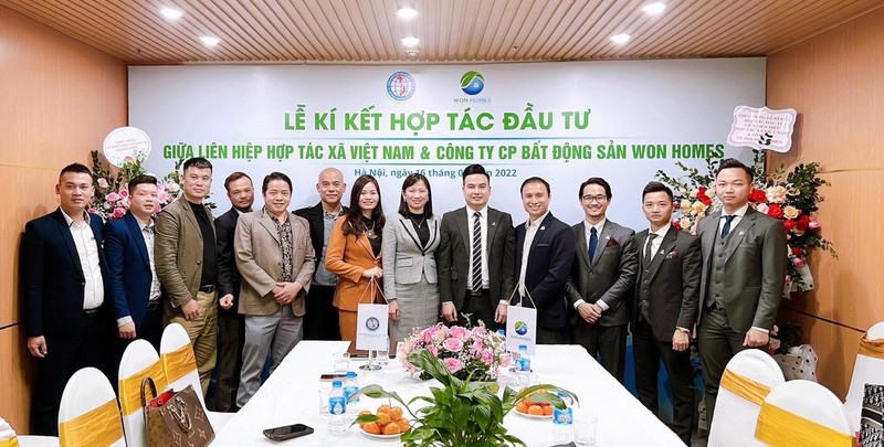 Ký kết hợp tác đầu tư giữa Liên hiệp Hợp tác xã Việt Nam và Won Homes ảnh 2