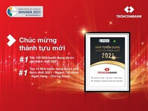 Techcombank dẫn đầu danh sách 100 Nhà tuyển dụng được yêu thích nhất 2021 ảnh 1