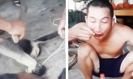 Hình ảnh chụp lại được từ video livetream trên mạng xã hội.