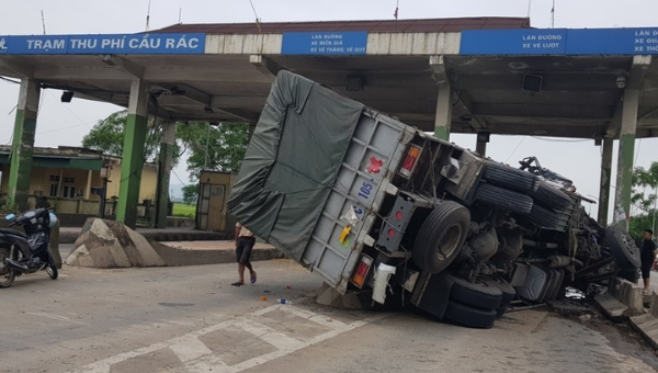 Hiện trường vụ tai nạn.