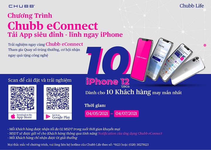 Chubb Life Việt Nam có chương trình khuyến mãi hấp dẫn.