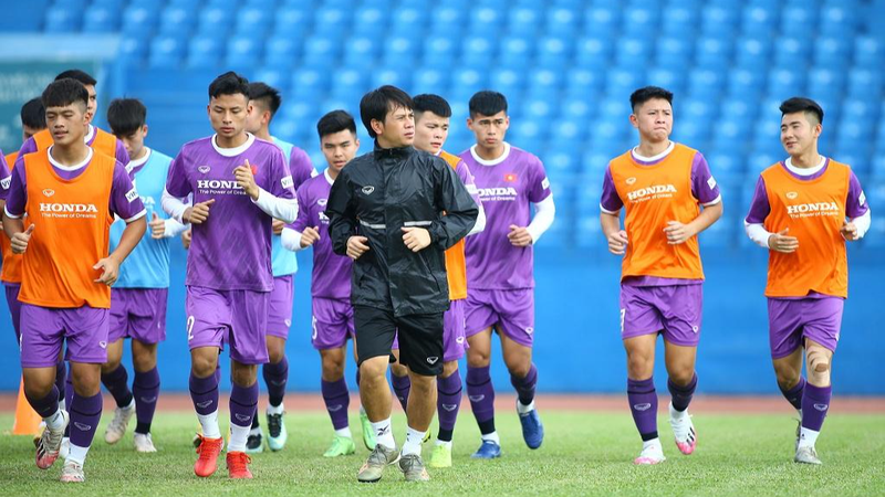 Đội tuyển U23 bắt đầu tuần tập huấn tại Bình Dương. Ảnh H.T (CTV)