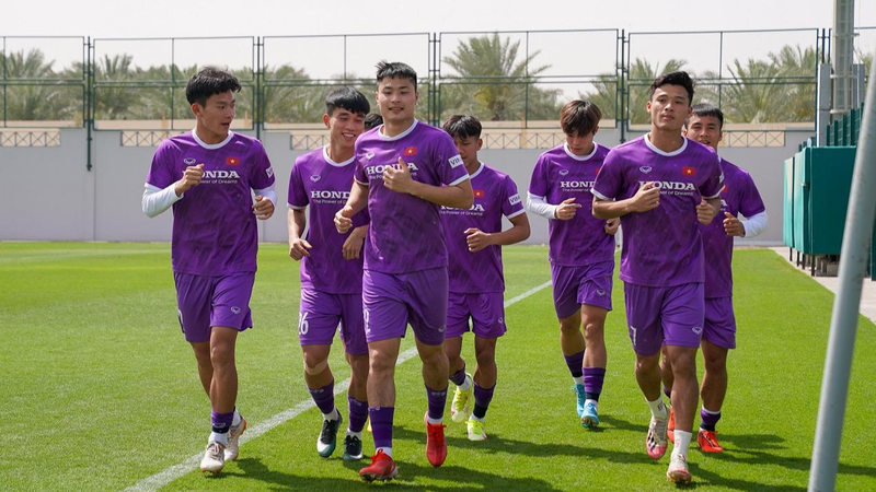 ĐT U23 Việt Nam tích cực chuẩn bị cho trận đấu kế tiếp gặp Croatia tại Dubai Cup 2022