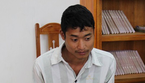 Lý A Páo tại trại giam Nà Tấu.