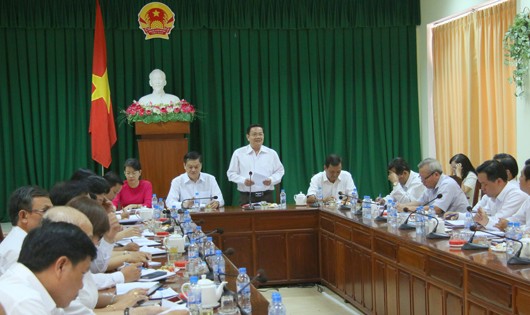 Đoàn Giám sát Hội đồng nhân dân TP Cần Thơ làm việc với lãnh đạo HĐND và UBND quận Ninh Kiều.