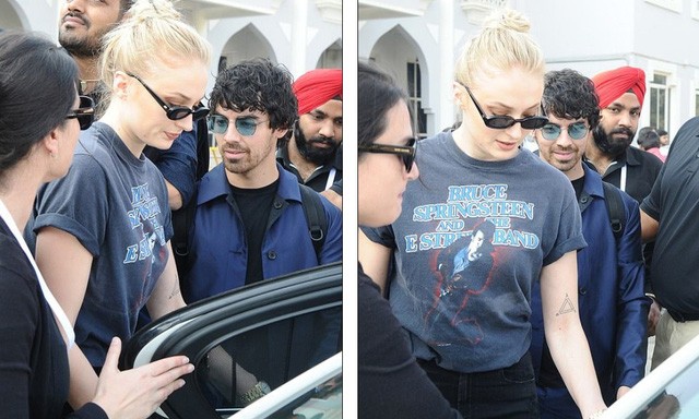 Đi cùng họ là em trai của Nick - Joe Jonas và bạn gái Sophie Turner