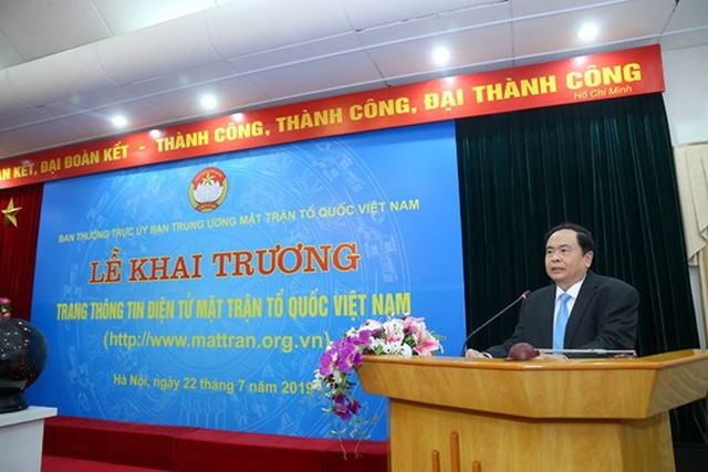 Khai trương Trang thông tin điện tử mới Mặt trận Tổ quốc Việt Nam - 3 Khai trương Trang thông tin điện tử mới Mặt trận Tổ quốc Việt Nam - 3