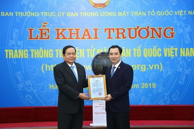 Khai trương Trang thông tin điện tử mới Mặt trận Tổ quốc Việt Nam - 5 Khai trương Trang thông tin điện tử mới Mặt trận Tổ quốc Việt Nam - 5