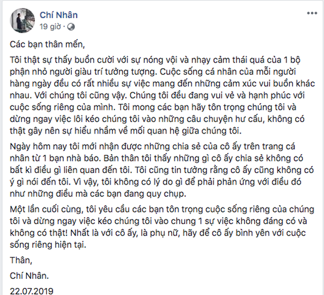 Thu Quỳnh lên tiếng giữa nghi vấn bị Chí Nhân “đá xéo” mượn phim “nhai lại” chuyện cũ - 2 Thu Quỳnh lên tiếng giữa nghi vấn bị Chí Nhân “đá xéo” mượn phim “nhai lại” chuyện cũ - 2