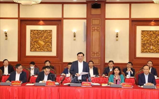 Tổng Bí thư chủ trì họp Bộ Chính trị về phát triển Hà Nội ảnh 3
