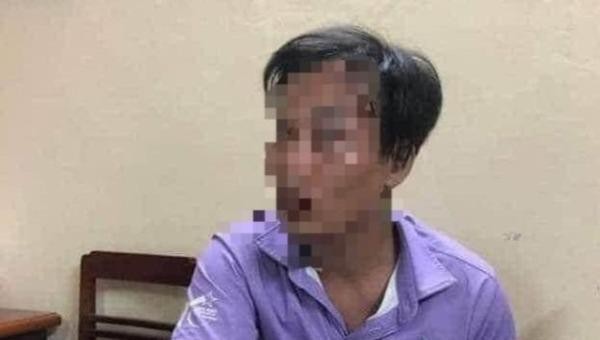 Đối tượng Đàm Tiến H bị Công an huyện Đại Từ bắt giữ.