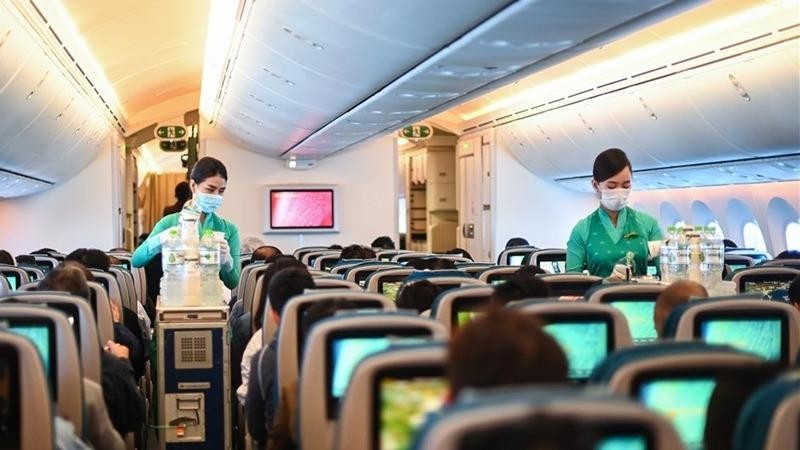 Hàng không thực hiện nghiêm quy trình phòng chống dịch COVID-19.