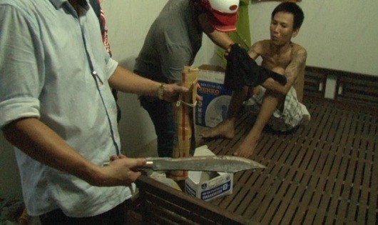 Cơ quan Cảnh sát điều tra đang bắt giữ đối tượng Ngô Văn Phúc