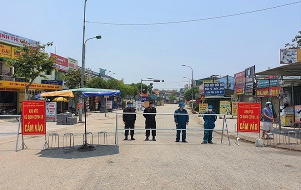 Xã Phong Hiền (tỉnh TT- Huê) hiện đang bị cách ly, phong tỏa do dịch Covid-19