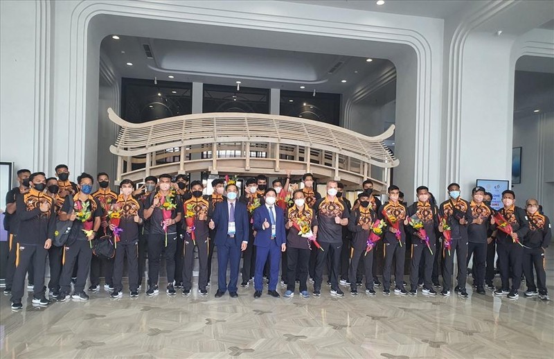 Các tuyển bóng đá nam tham dự SEA Games 31 có mặt tại Nam Định, chuẩn bị tích cực cho giải đấu ảnh 3