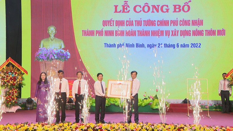 Thành phố Ninh Bình hoàn thành nhiệm vụ xây dựng nông thôn mới