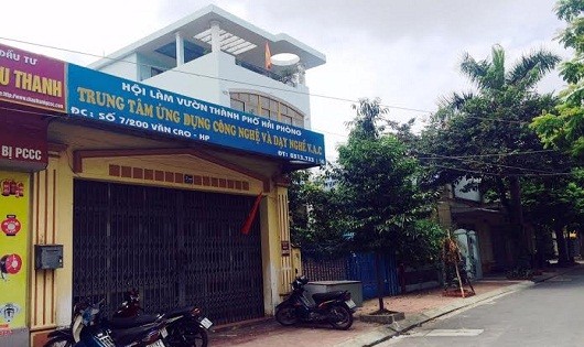 Hội làm vườn Hải Phòng xin 1.618 m2 để xây dựng trụ sở làm việc nhưng trên thực tế thì chỉ sử dụng 278,5m2 để xây văn phòng.