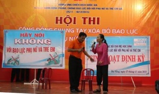 Hội thi “Cộng đồng chung tay xóa bỏ bạo lực đối với phụ nữ và trẻ em gái” năm 2015 của thành phố Đà Nẵng.