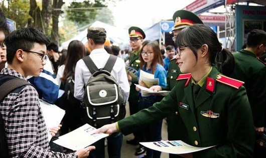 Thí sinh thi vào trường quân sự cần xác định ngay từ NV1. Ảnh minh họa