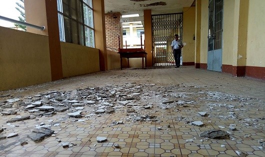 Viết tiếp vụ Trường THCS Phước Thái xuống cấp: Đơn vị thi công đã sử dụng cát nhiễm mặn