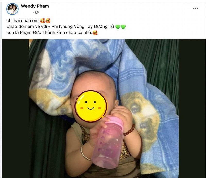 Wendy Phạm – con gái ruột cố ca sĩ Phi Nhung thông báo có thêm em nuôi thứ 24 ảnh 1