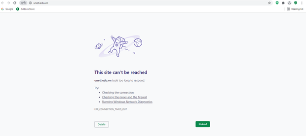 Vụ tin nhắn 'giảng viên gạ nữ sinh vào khách sạn': Website của trường bất ngờ không truy cập được ảnh 1