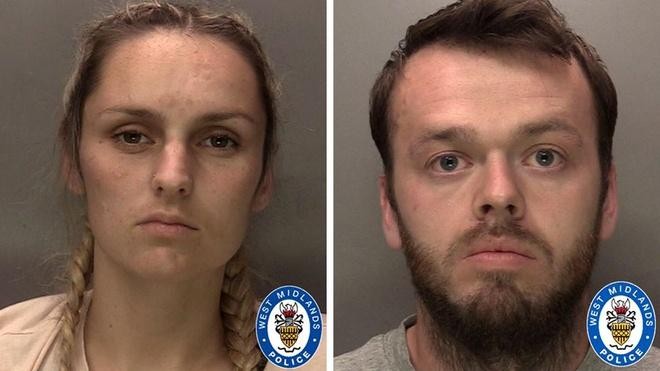 Mẹ kế của Arthur - Emma Tustin (trái) và Thomas Hughes (phải). Ảnh: West Midlands Police/PA.