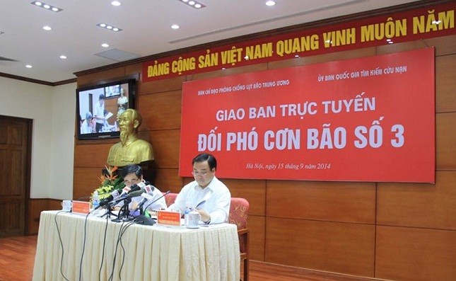 Chính phủ họp giao ban trực tuyến với 26 tỉnh, đối phó cơn bão số 3