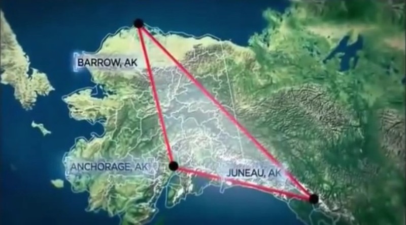 Vùng xác định là Tam giác quỷ Alaska