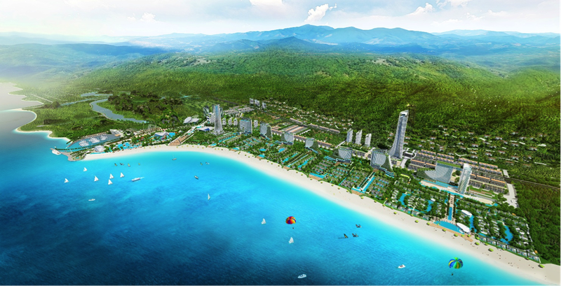 Dự án tổ hợp du lịch nghỉ dưỡng Sonasea Vân Đồn Harbor City có quy mô 358.5ha do Tập đoàn CEO đầu tư tại Quảng Ninh