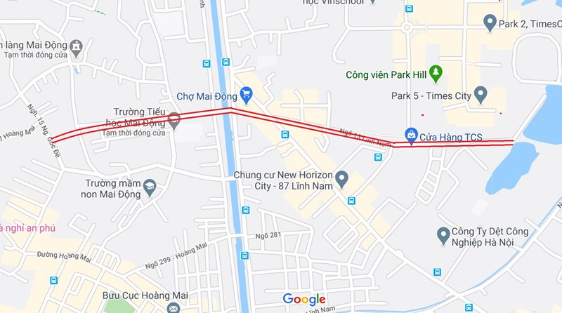 Vị trí ba đường sẽ mở theo quy hoạch ở phường Mai Động, Hoàng Mai, Hà Nội ảnh 1