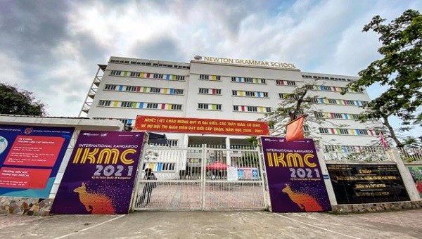 Trường Isaac Newton, quận Bắc Từ Liêm, Hà Nội. Ảnh: Báo tin tức
