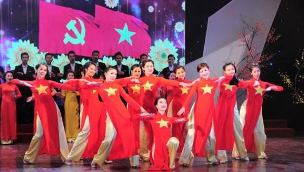 Chương trình nghệ thuật chương trình chào mừng Đại hội XIII sẽ được tổ chức vào ngày 2/2, tại sân vận động Quốc gia Mỹ Đình (Hà Nội). Ảnh minh hoạ