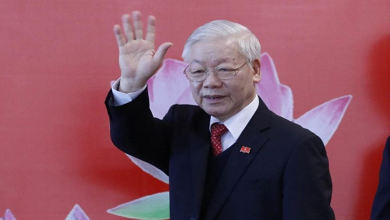 Tổng Bí thư, Chủ tịch nước Nguyễn Phú Trọng tiếp tục được bầu giữ chức Tổng Bí thư Ban Chấp hành Trung ương Đảng Cộng sản Việt Nam khóa XIII.
