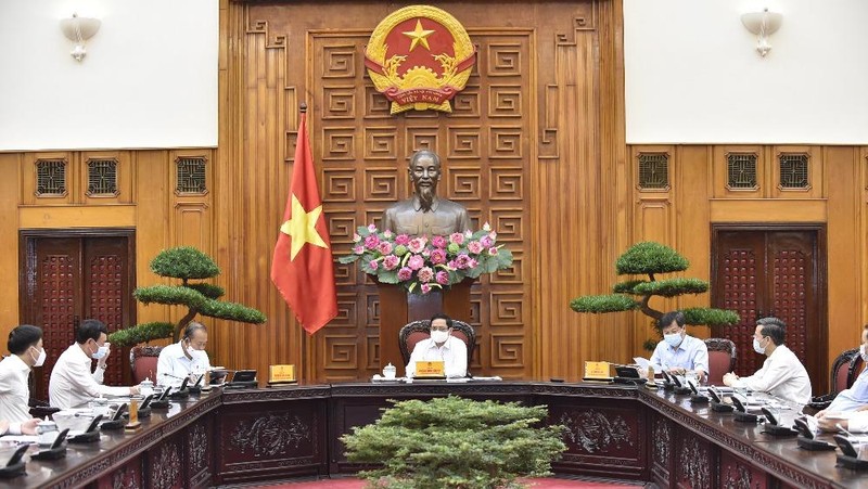 Thủ tướng nhấn mạnh, chúng ta thanh tra để phục vụ cho sự phát triển, “chúng ta thanh tra để phòng ngừa, để răn đe, để uốn nắn, để xử lý công bằng trước pháp luật”. Ảnh: VGP/Nhật Bắc