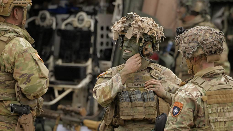 NATO đã tăng cường lực lượng ở sườn Đông khi vấn đề an ninh của Ukraine trở nên căng thẳng. Ảnh: EPA-EFE