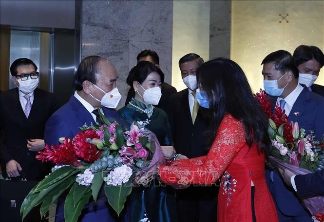 Chủ tịch nước Nguyễn Xuân Phúc bắt đầu chuyến thăm cấp Nhà nước tới Singapore ảnh 3