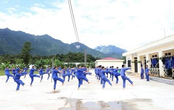 Học viên tại một cơ sở cai nghiện ma túy
