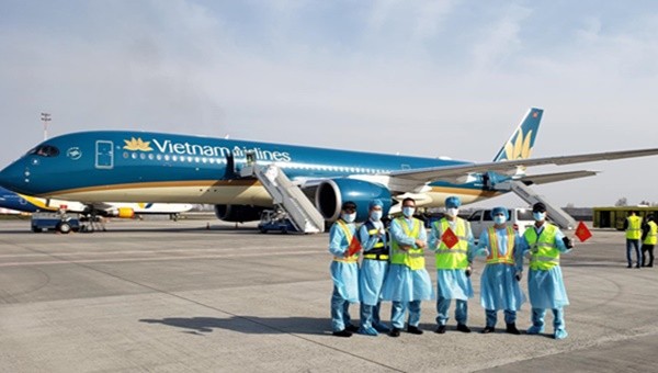 Vietnam Airlines sẽ triển khai tăng chuyến bay giải tỏa hành khách khỏi Đà Nẵng (ảnh: VNA)