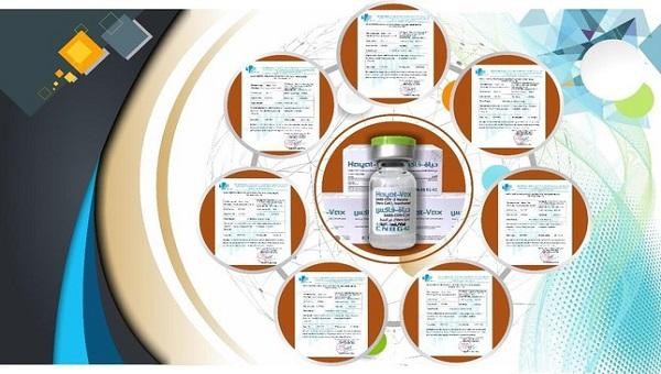 Giấy chứng nhận xuất xưởng 07 vắc xin Hayat-Vax sản xuất tại UAE