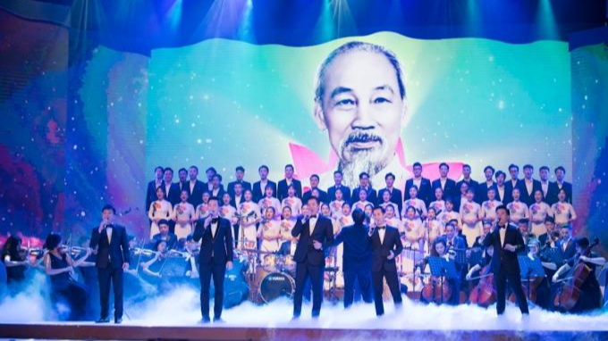 Một tiết mục trong Chương trình nghệ thuật “Niềm tin và khát vọng” do Bộ Văn hóa, Thể thao và Du lịch tổ chức chào mừng Hội nghị Văn hóa toàn quốc năm 2021.