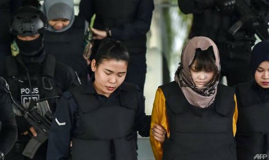 Đoàn Thị Hương trong một lần ra tòa gần đây.