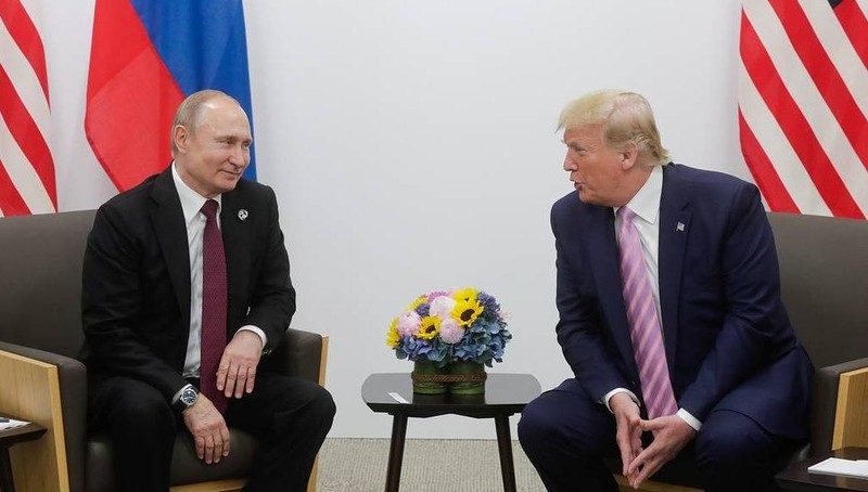 Tổng thống Nga Putin và Tổng thống Mỹ Trump.