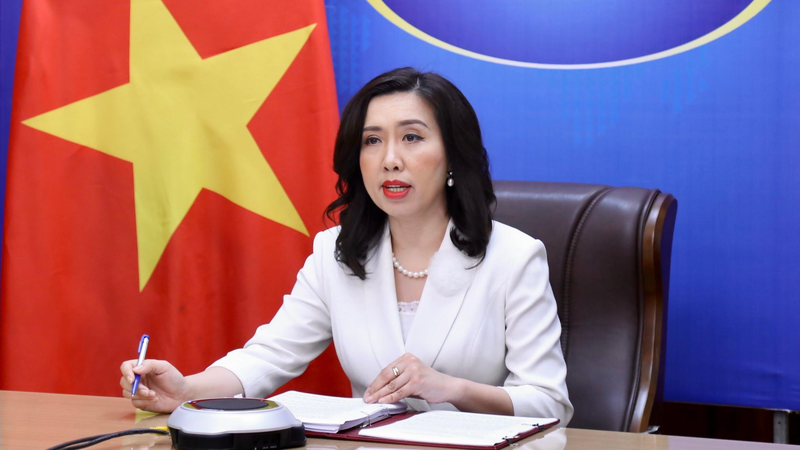 Người phát ngôn Bộ Ngoại giao Lê Thị Thu Hằng.