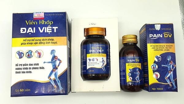 Sản phẩm Viên khớp Đại Việt bị cảnh báo quảng cáo lừa dối người tiêu dùng